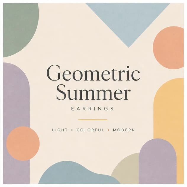 Geometric Summer Earrings